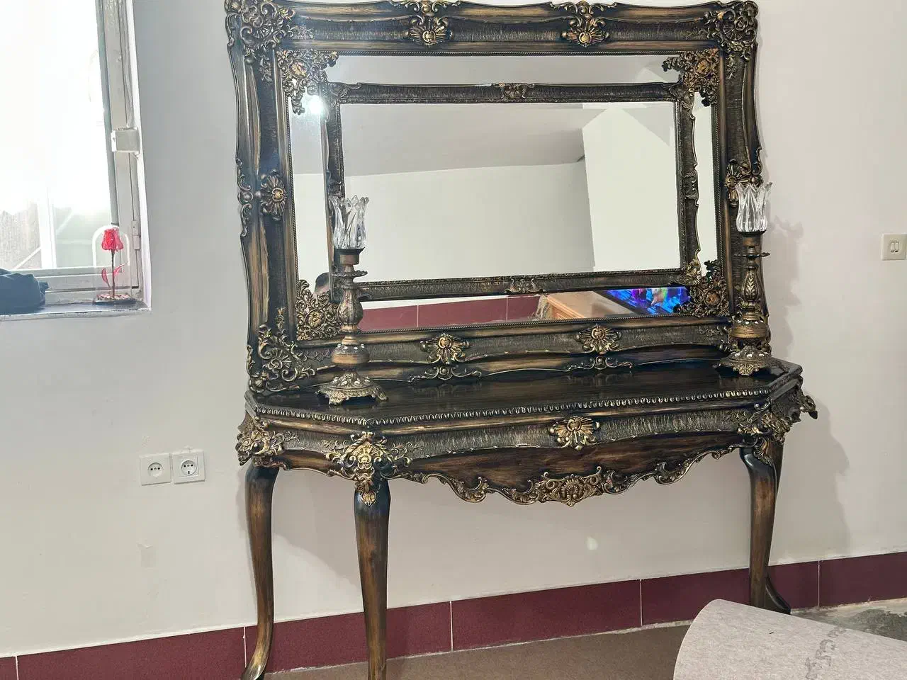 ایینه و کنسول شمعدان|حراج|مهاباد (آذربایجان غربی), |دیوار