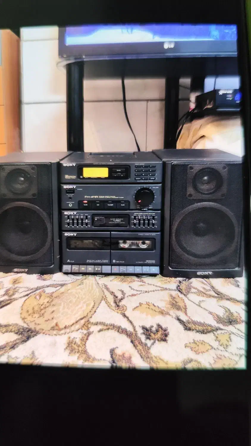 رادیو ظبط سونی اصل بشرط ژاپن کاملا سالم.|سیستم صوتی خانگی|رامهرمز, |دیوار