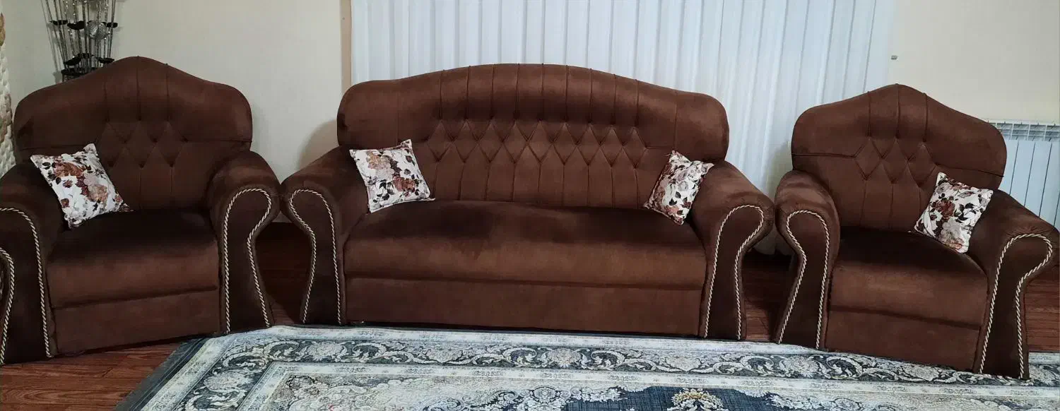 مبل راحتی ۹ نفره|مبلمان خانگی و میز عسلی|قائم‌شهر, |دیوار