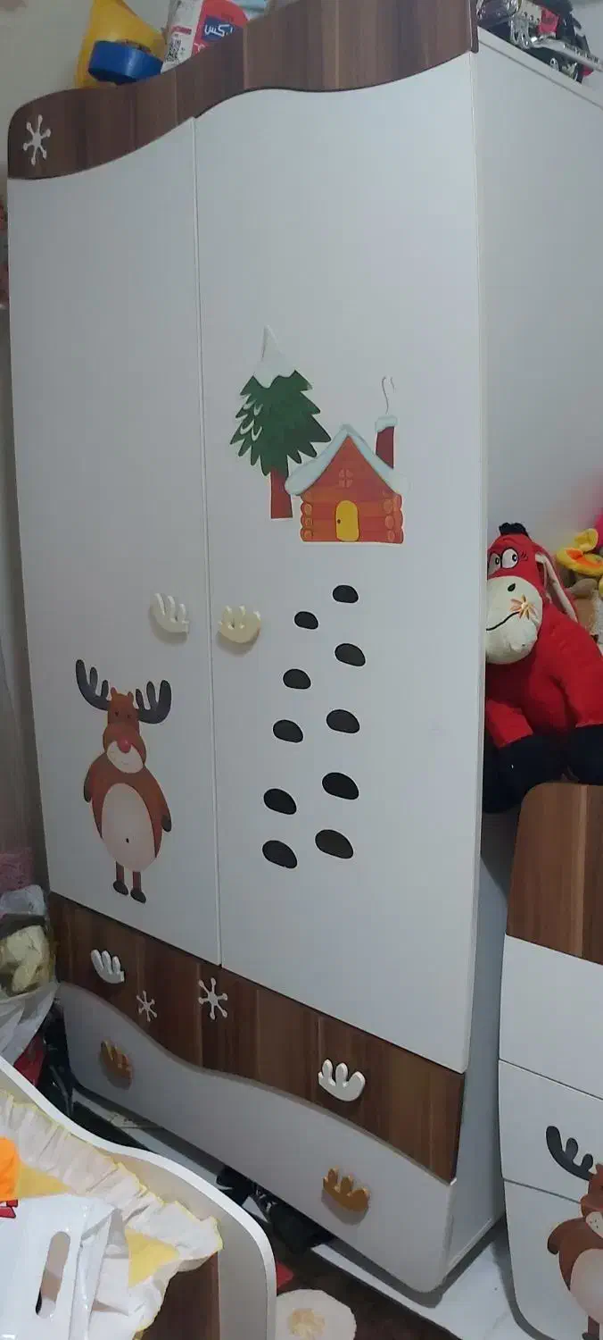 سرویس خواب کودک و نوجوان برند آپادانا|تخت و سرویس خواب|رشت, لاکانی|دیوار