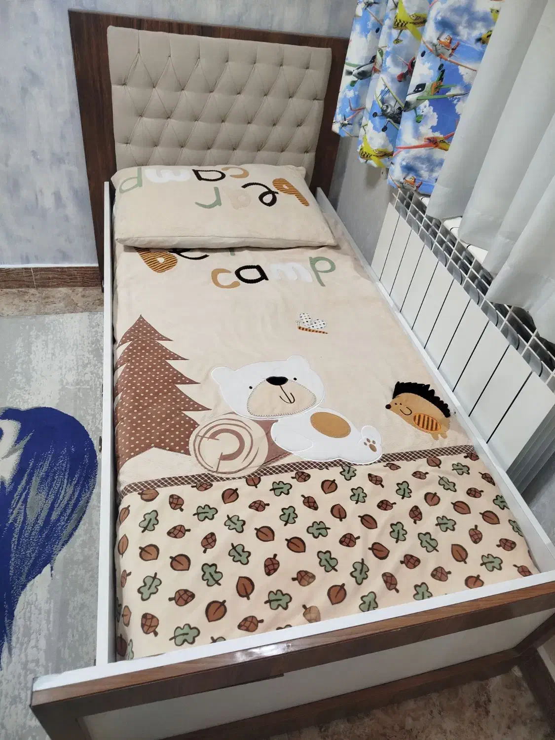 تخت خواب کودک تا ۹ سال|تخت و سرویس خواب|رشت, آب و برق|دیوار