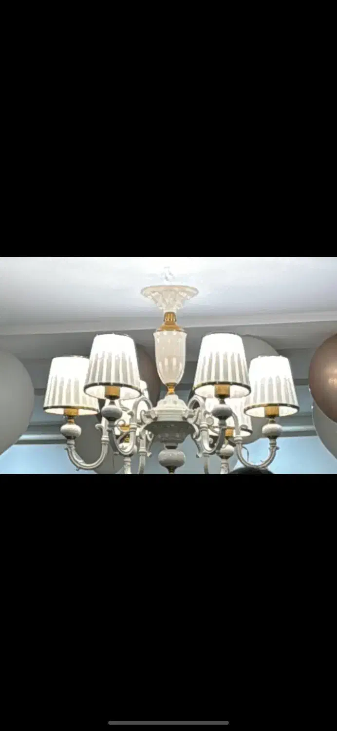 لوستر ۶ شاخه|لوستر و چراغ آویز|همدان, |دیوار