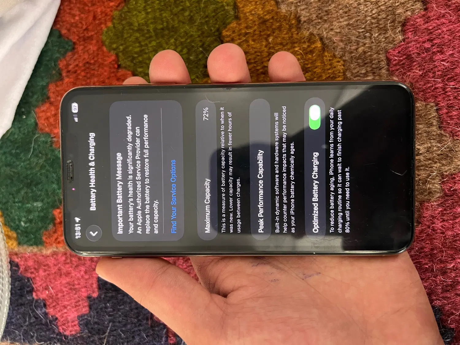 Iphone11 promax 256 2sim|موبایل|اسلامشهر, شهرک واوان|دیوار