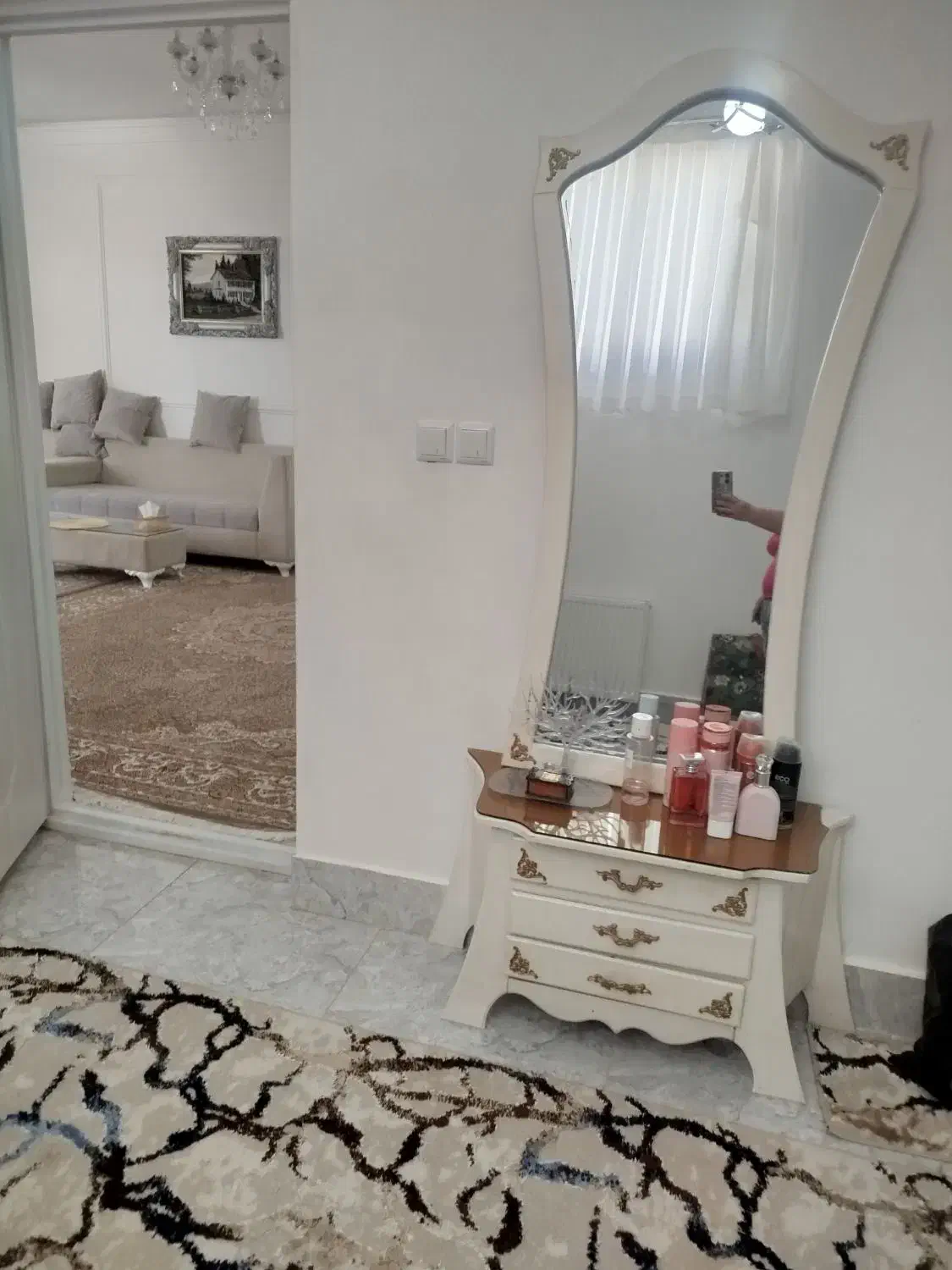 آینه کنسول|بوفه، ویترین، کنسول|مهاباد (آذربایجان غربی), |دیوار