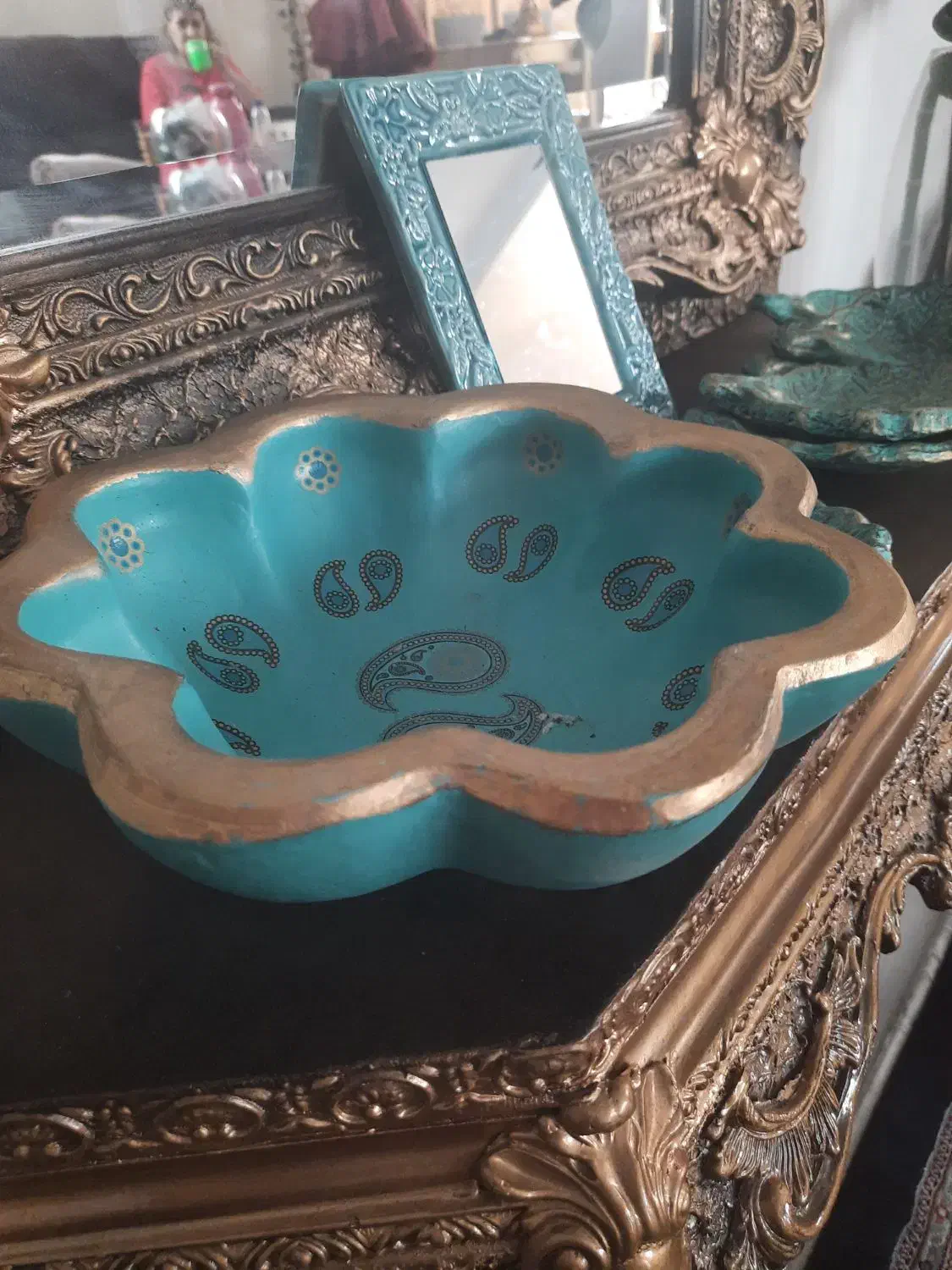 ظروف سفالی پتینه|صنایع دستی و سایر لوازم تزئینی|چهارباغ, |دیوار