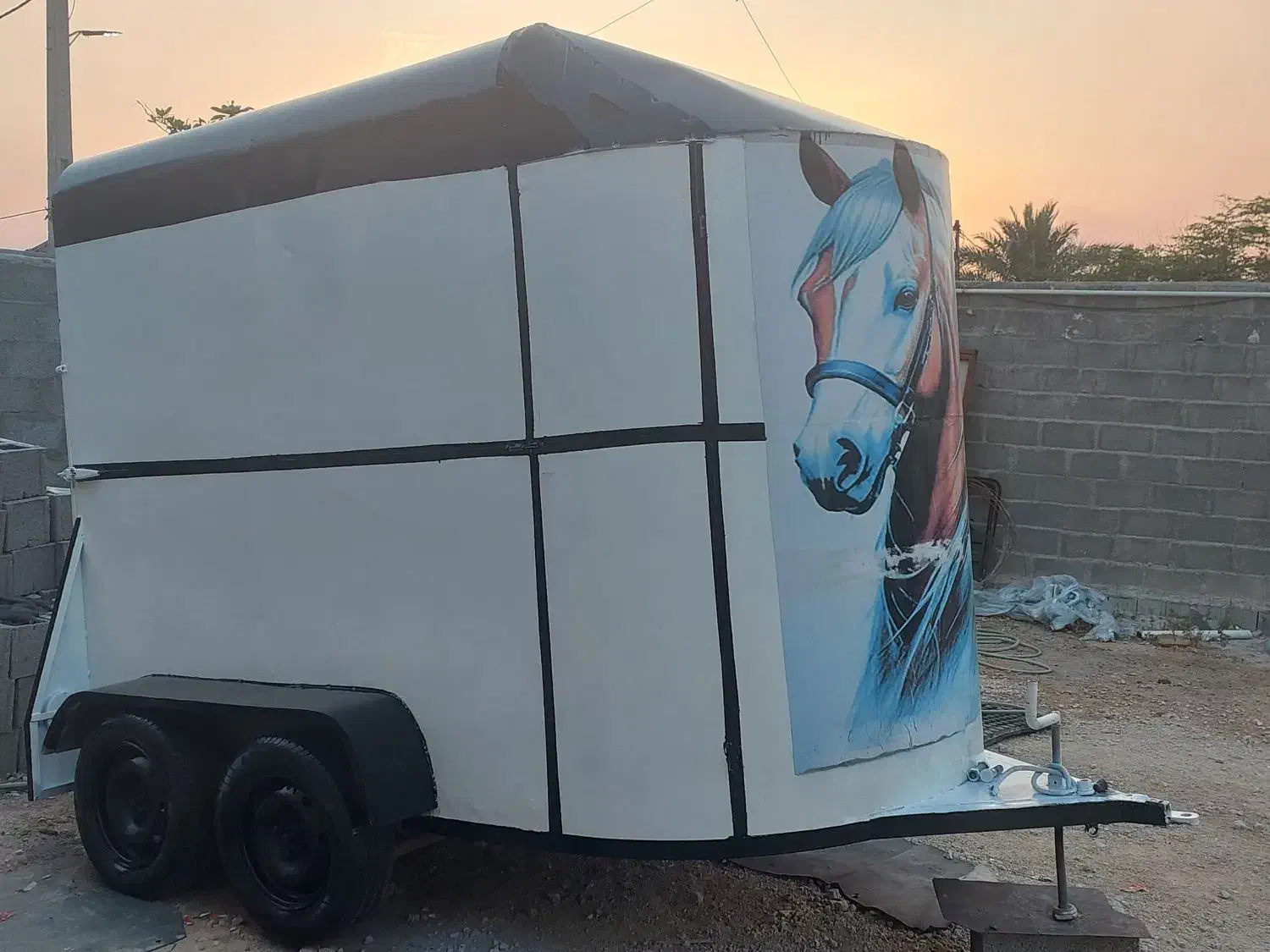 اسب کش 2اسبه|اسب و تجهیزات اسب‌سواری|یزد, |دیوار