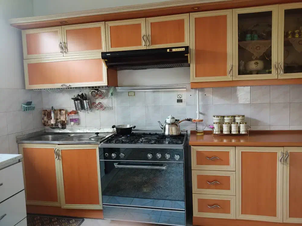 کابینت ام دی اف کارکرده در حد نو|آب‌چکان و نظم‌دهنده ظروف|کیاشهر, |دیوار