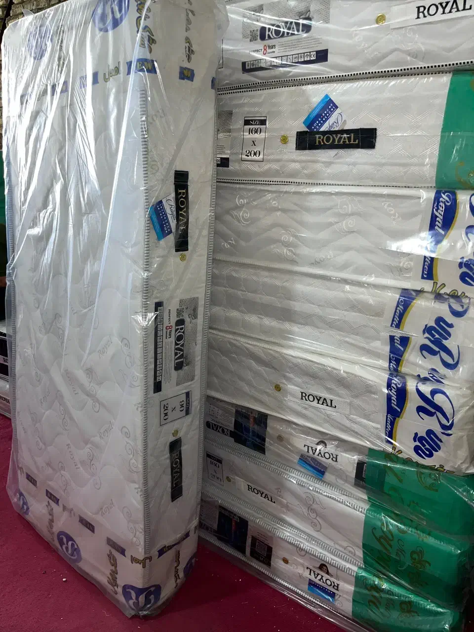 تشک رویال مدل پددار کد001|تشک تختخواب|اندیشه, اندیشه فاز ۳|دیوار