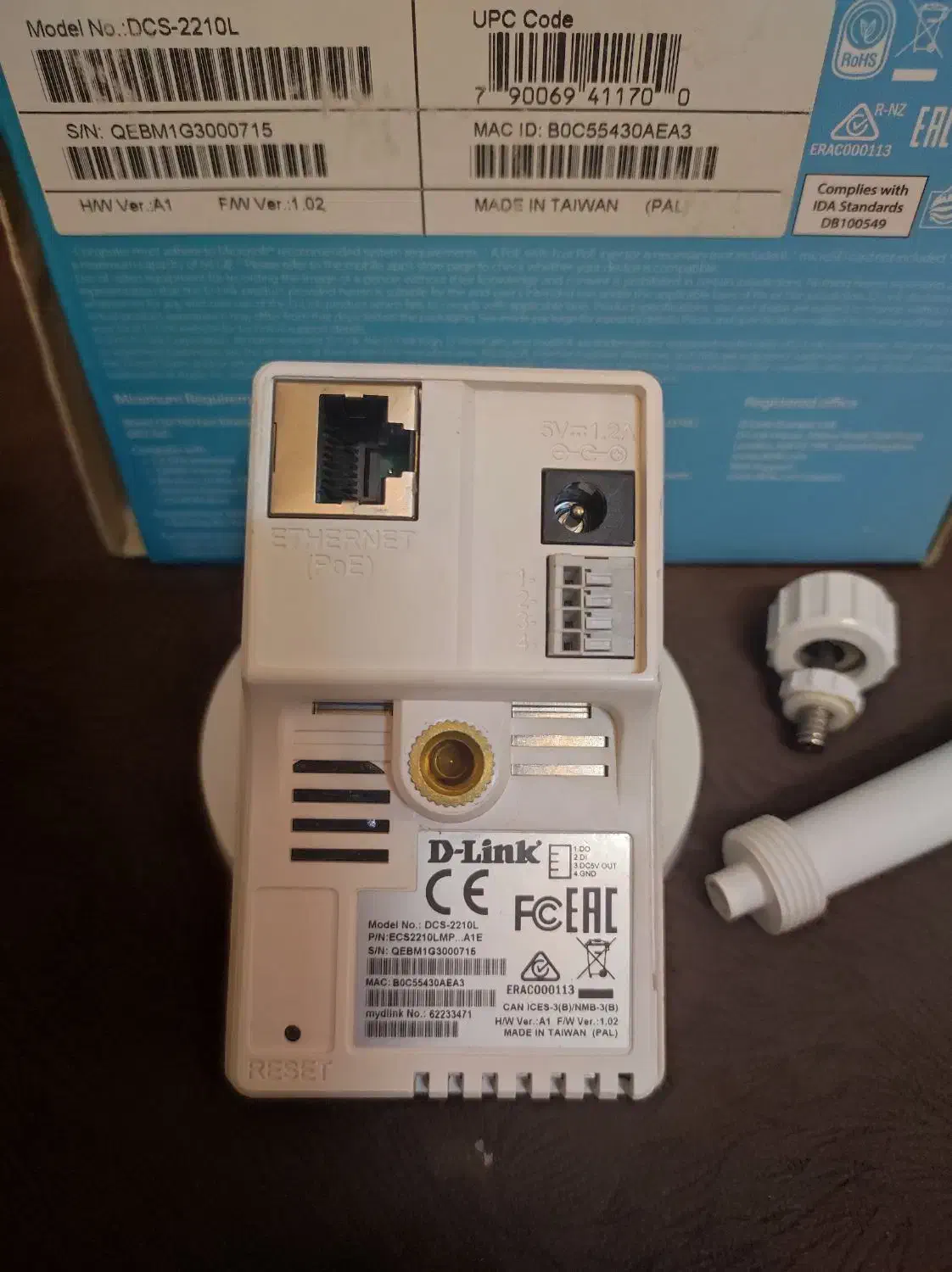 دوربین تحت شبکه D-LINK در حد نو|دوربین مداربسته|قزوین, |دیوار