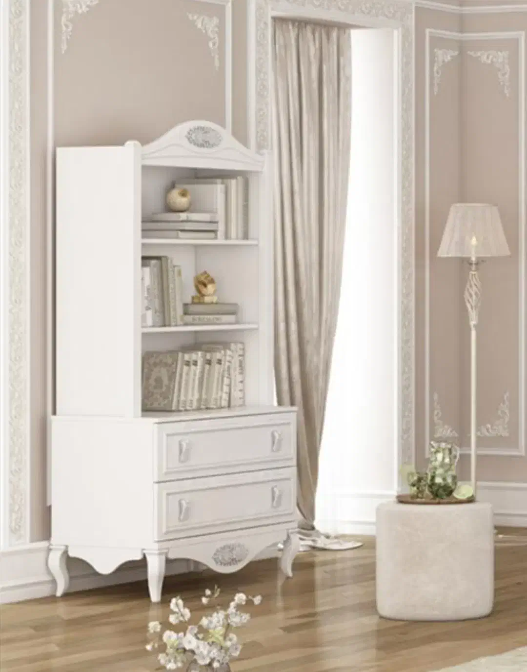 کتابخانه|کتابخانه، شلف، قفسه‌های دیواری|بندرعباس, |دیوار