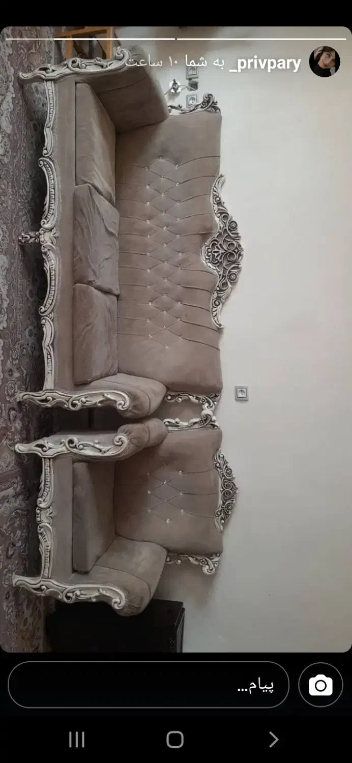 فروش مبل ۷نفره|مبلمان خانگی و میز عسلی|تاکستان, |دیوار