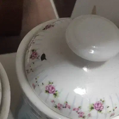 ست بانکه گل دار آبی|ظروف سرو و پذیرایی|لنگرود, |دیوار