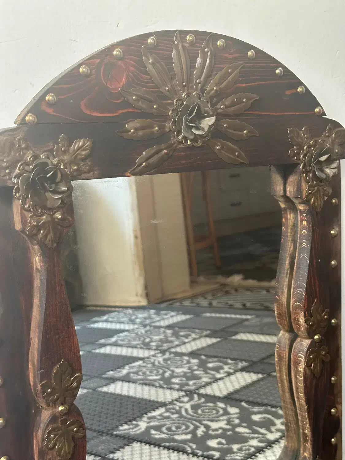 ایینه قدیمی کار دست|صنایع دستی و سایر لوازم تزئینی|تهران, امین حضور|دیوار