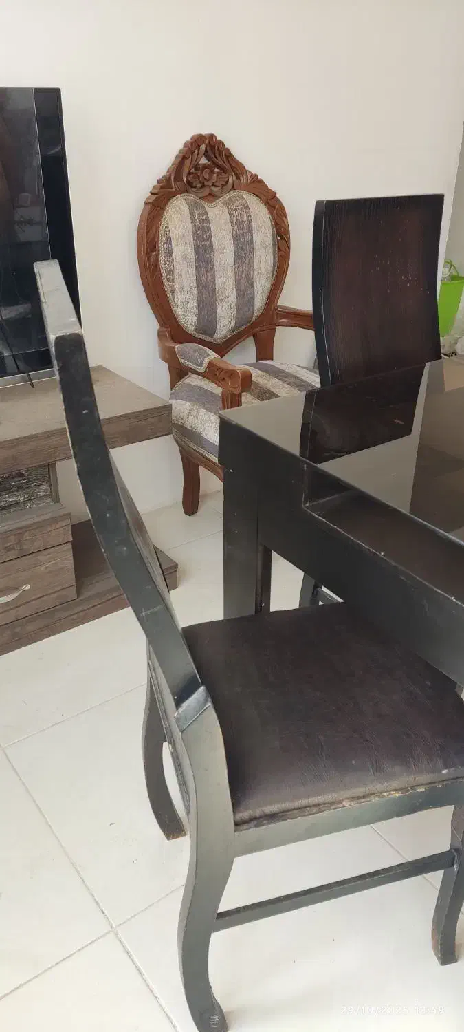 میز نهار خوری چهار نفره|میز و صندلی غذاخوری|گلبهار, شهر جدید گلبهار|دیوار