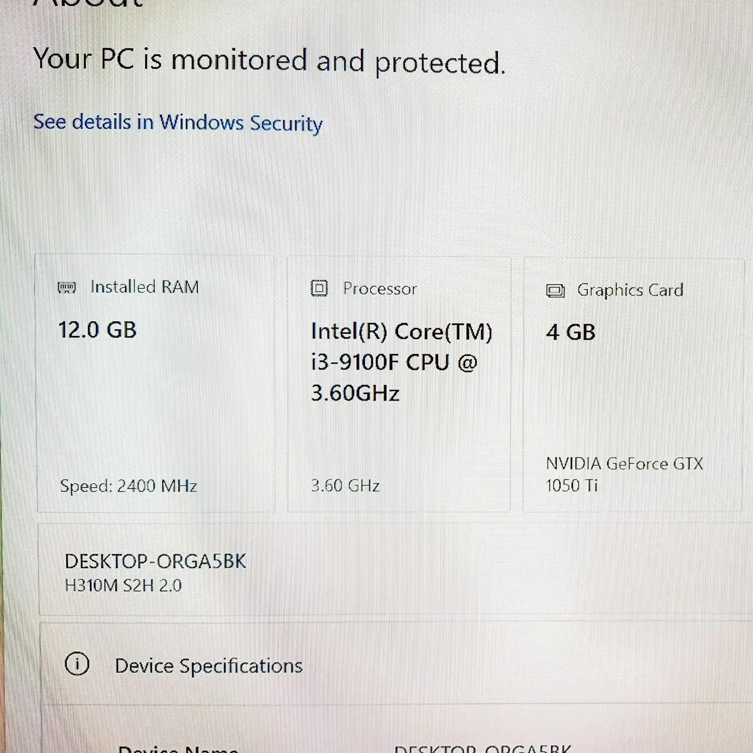 سیستم گیمینگ کیس نسل۹ + ۱۲رم + ۱۰۵۰ti + مانیتور ۲۴|رایانه رومیزی|قم, سالاریه|دیوار