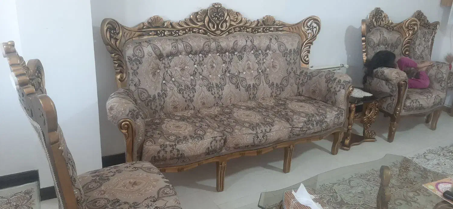 مبل ومیز عسلی وسط|مبلمان خانگی و میز عسلی|آمل, |دیوار