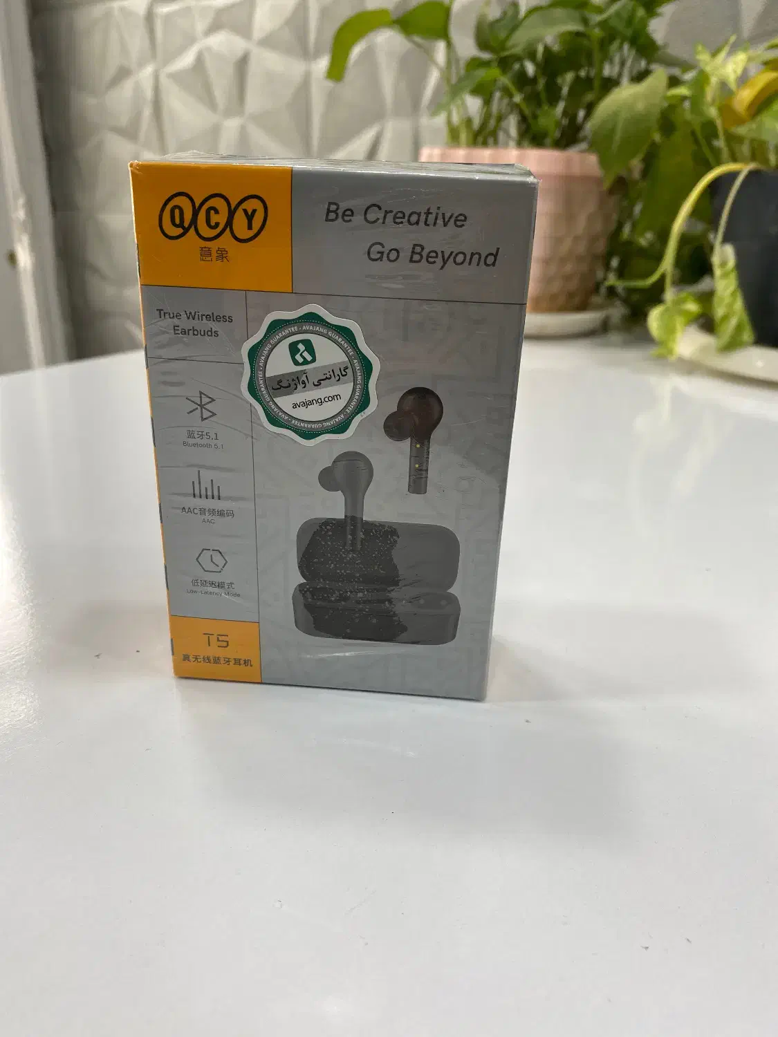 هدفون بلوتوثی QCY T5|پخش‌کننده همراه|مبارکه, |دیوار