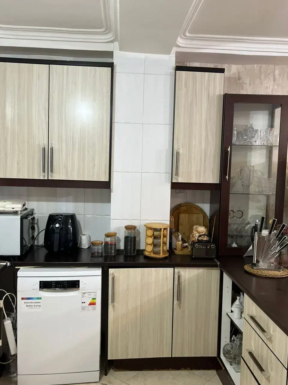 کابینت دست دوم بهمراه هود و گاز و سینک|کتابخانه، شلف، قفسههای دیواری|بندرعباس, |دیوار