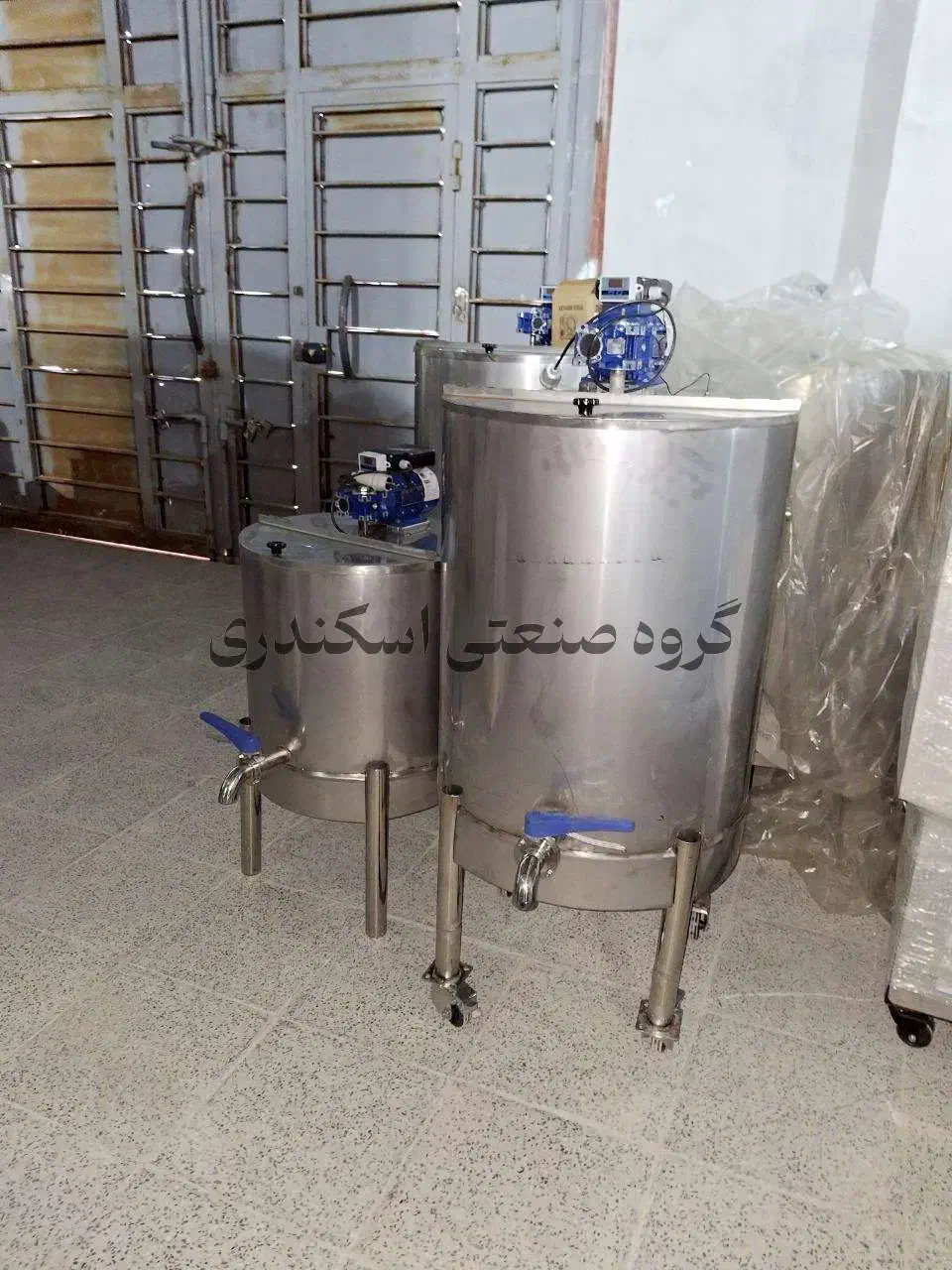 پروسس تانک دیگ پاتیل شیر گرم کن پخت  100|ظروف پخت‌وپز|یاسوج, |دیوار