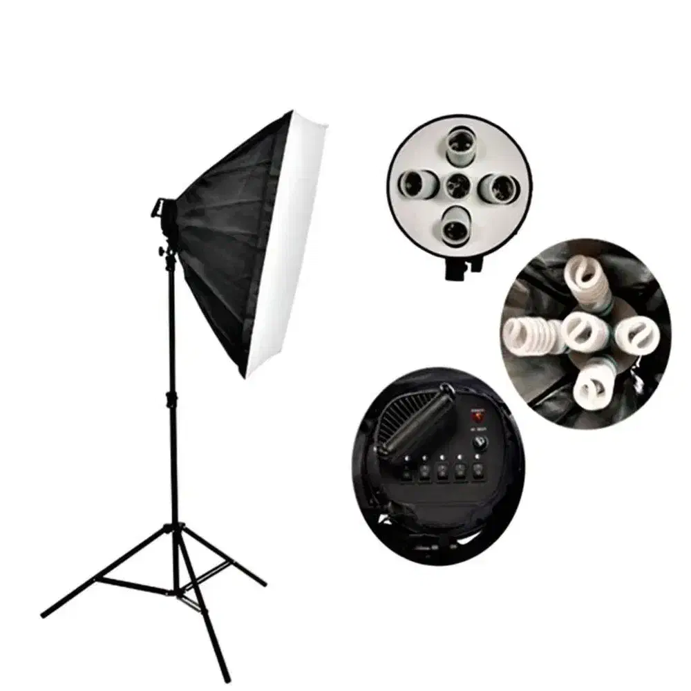 ۲ عدد سافت باکس پنج لامپ|دوربین عکاسی و فیلمبرداری|باقرشهر, |دیوار