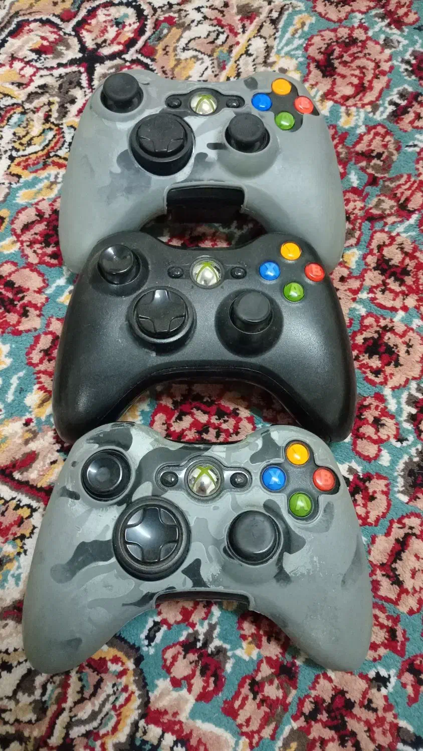 دسته بازی ایکس باکس ۳۶۰.کابل دسته. بازی.آداپتور|کنسول، بازی ویدئویی و آنلاین|کیاشهر, |دیوار