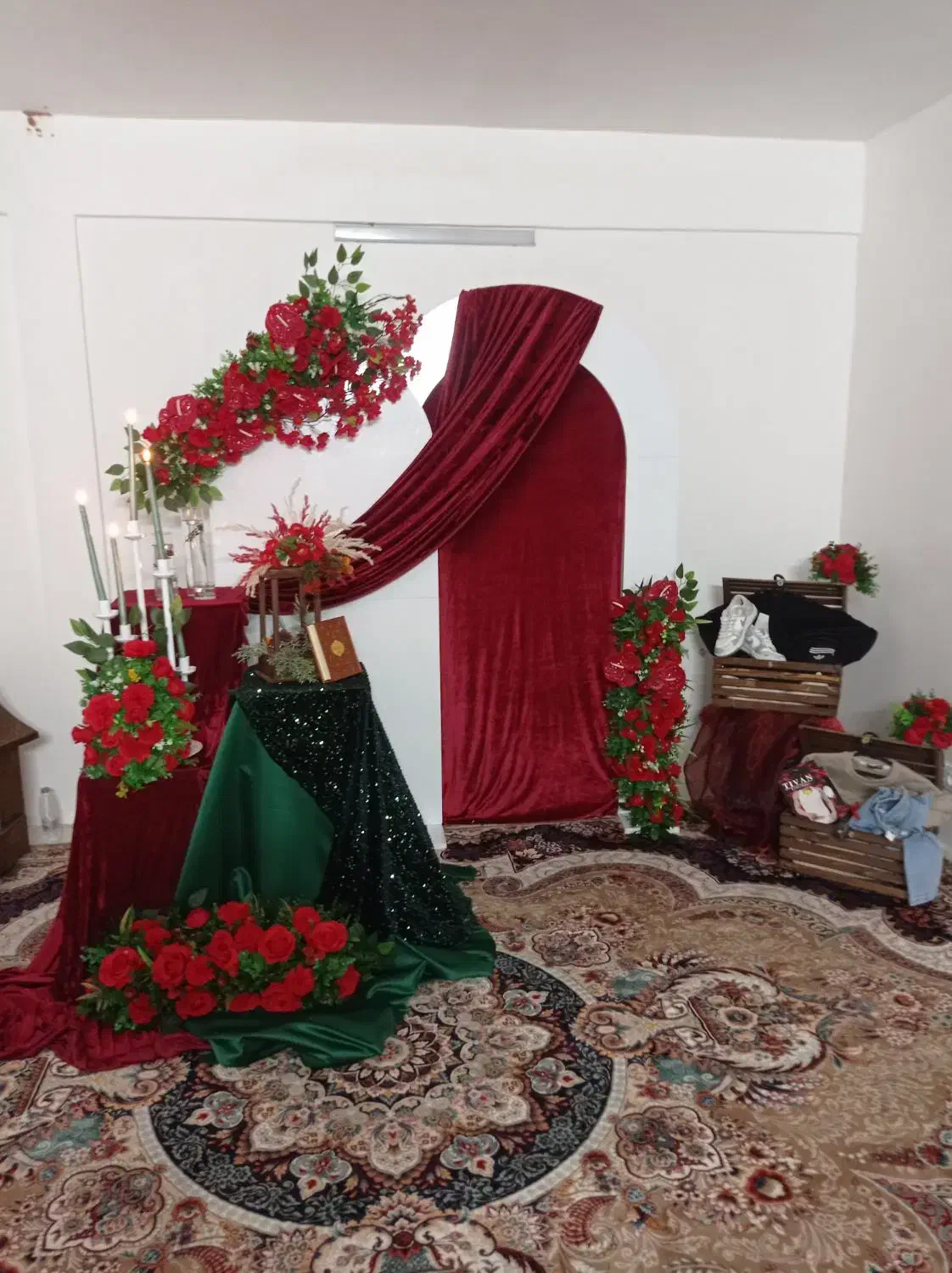 دیزاین یلدا با خنچه داماد.عروس کامل شیک فقط۱۹۰۰|خدمات پذیرایی، مراسم|مشهد, گلشور|دیوار