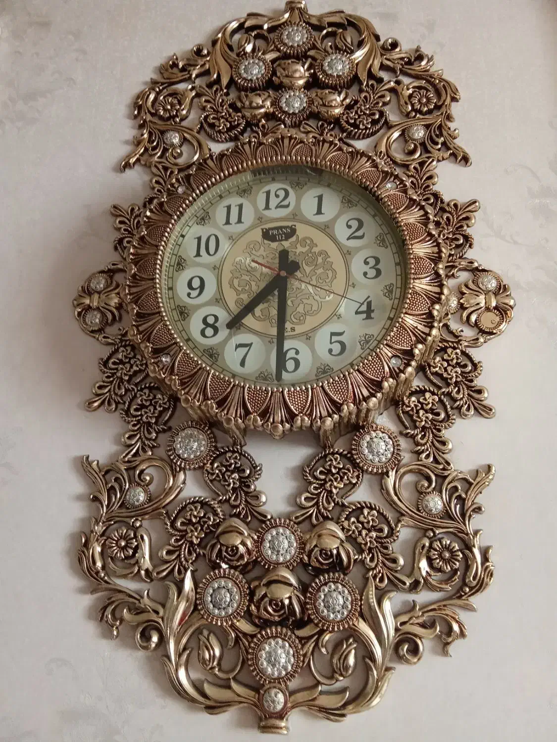 ساعت طرح برنز|ساعت دیواری و تزئینی|قرچک, شهرک گلها|دیوار