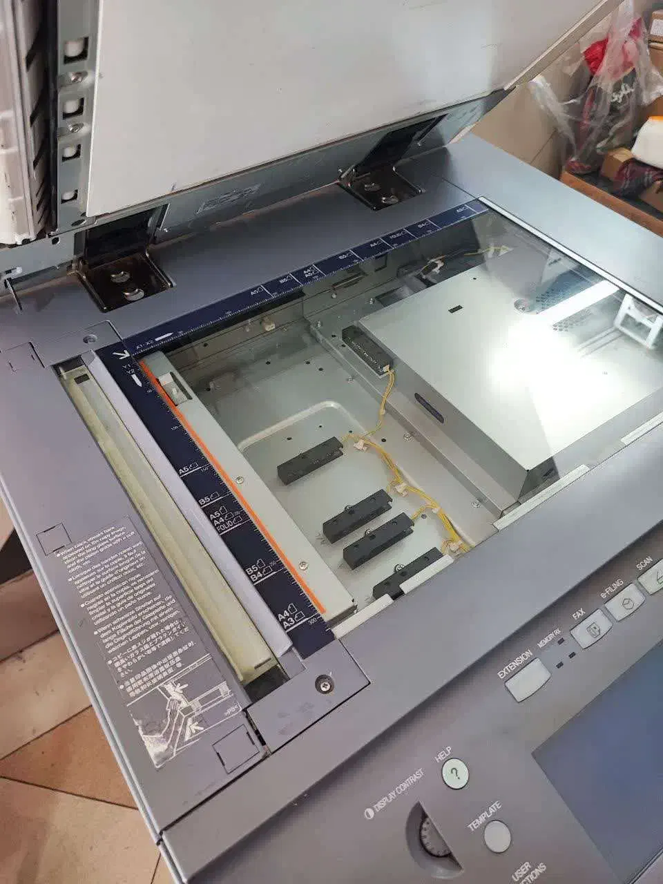 توشیبا toshiba e studio 853 استوک اروپا|پرینتر، اسکنر، کپی، فکس|قم, امامزاده ابراهیم|دیوار