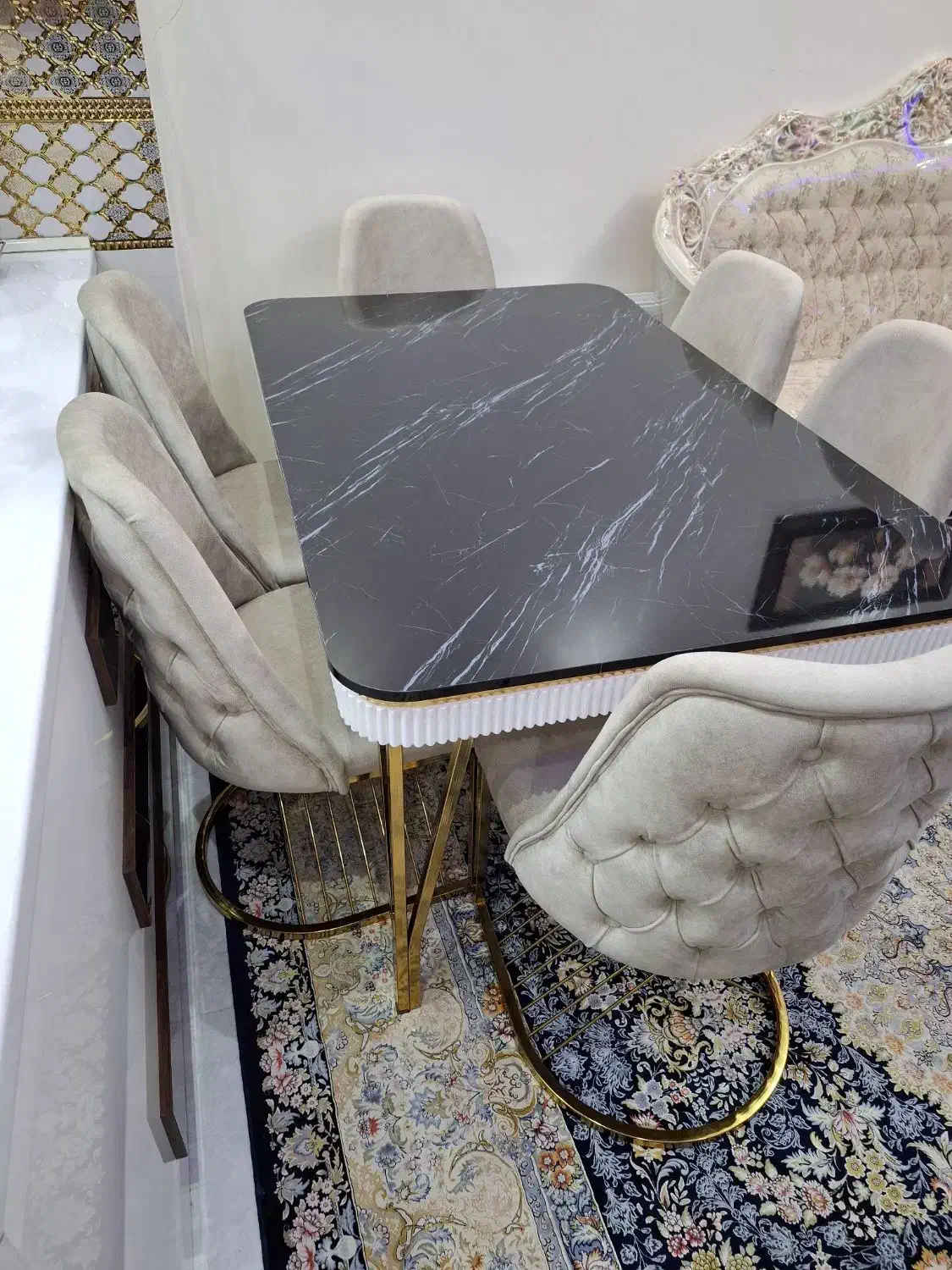 میز نهار خوری چستر مدل دیبا|میز و صندلی غذاخوری|تهران, مجیدیه|دیوار