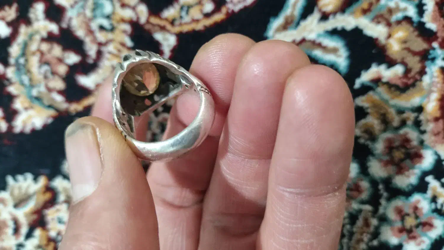 انگشتر سیترین معدنی اصل|جواهرات|قم, شاه ابراهیم|دیوار