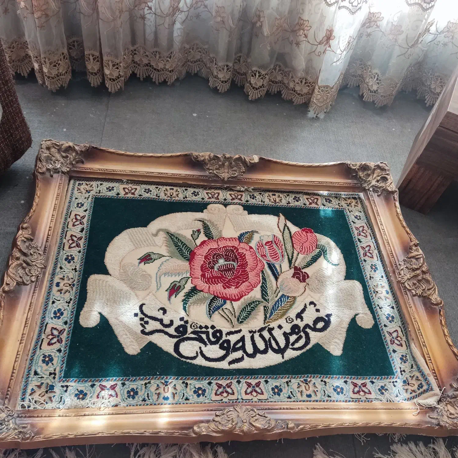 تابلو فرش دستباف با قاب|تابلو فرش|شیراز, شهرک بزین|دیوار