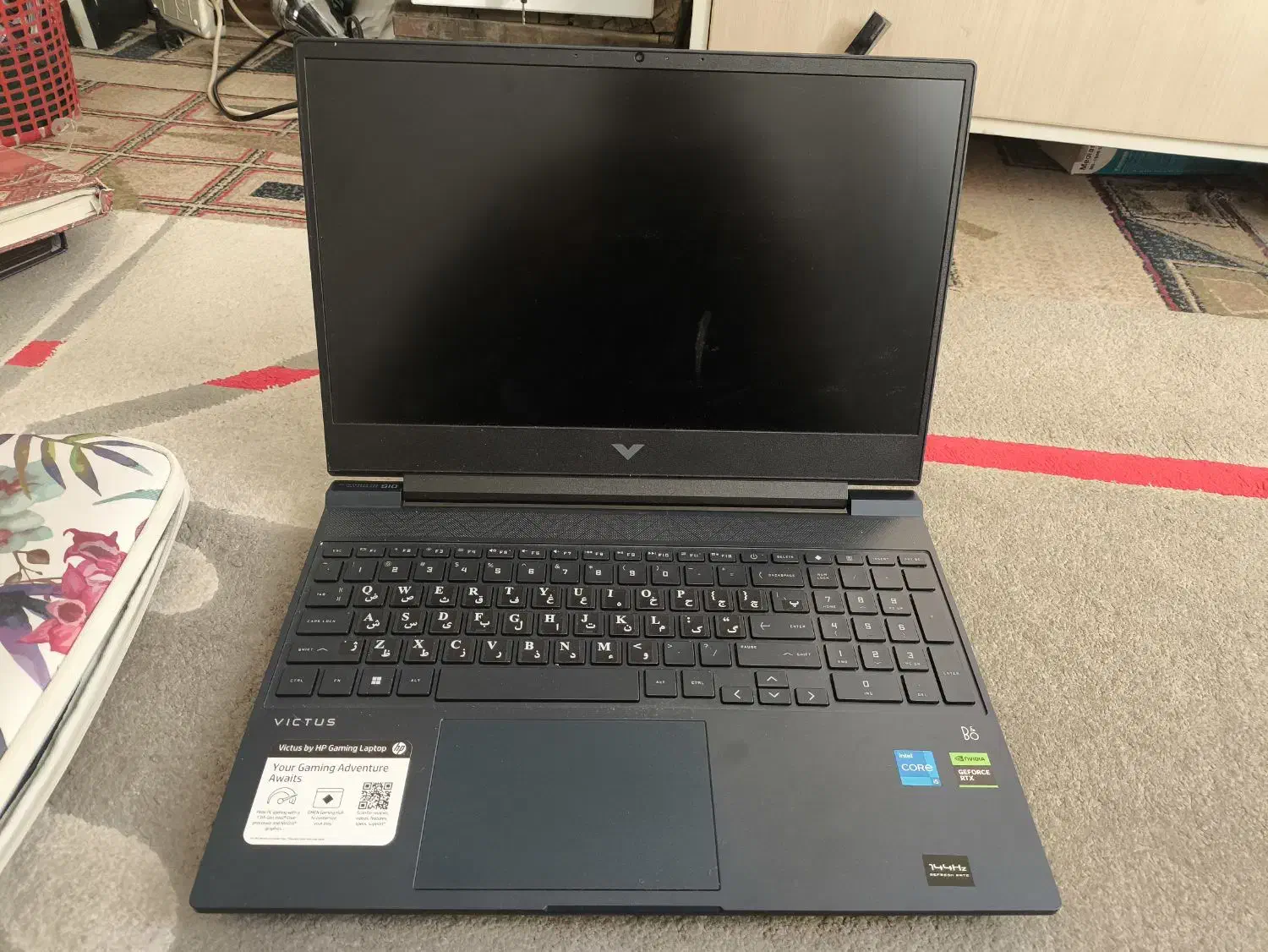 لبتاب اچ پی مدل hp victus faویکتوس(گیمینگ)|رایانه همراه|تهران, والفجر (افسریه)|دیوار