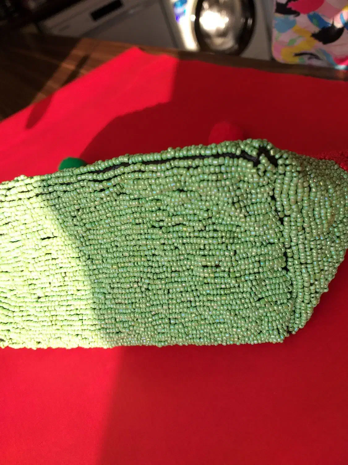 کیف هندوانه ای دست دوز|کیف، کفش، کمربند|تهران, شهرک استقلال|دیوار