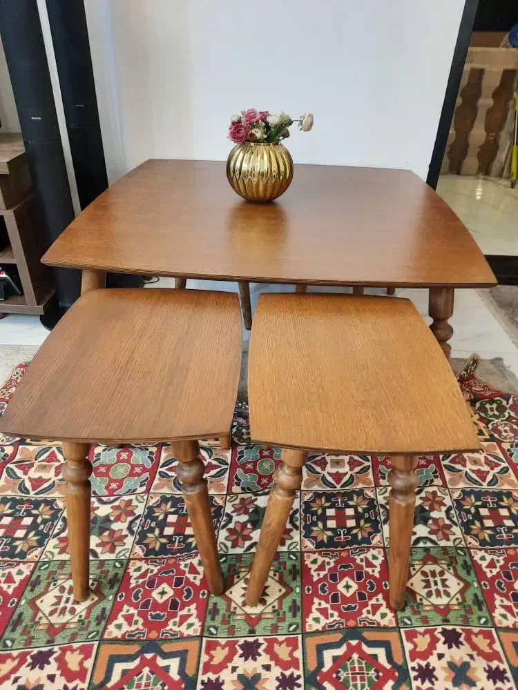 میز وسط،  و عسلی چوب روسی|مبلمان خانگی و میز عسلی|قائمشهر, |دیوار