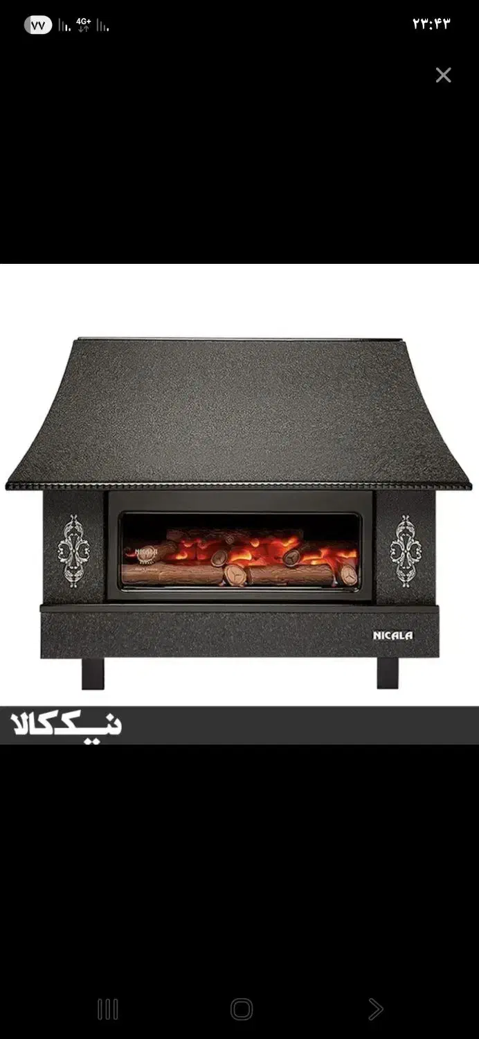 بخاری‌گازی‌نیک‌کالا‌‌شومینه‌ای‌مدلMC28|بخاری، هیتر، شومینه|شوشتر, |دیوار
