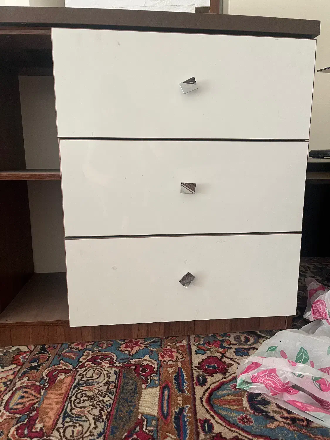 شلف میز کار و ترایلی|کتابخانه، شلف، قفسه‌های دیواری|تهران, دولاب|دیوار