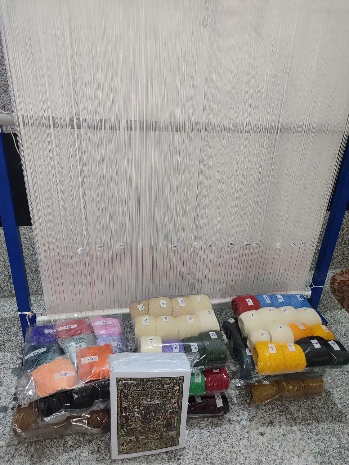 نقشه و مصالح بافت اورجینال سلاطین جدید|فرش|کرمانشاه, |دیوار