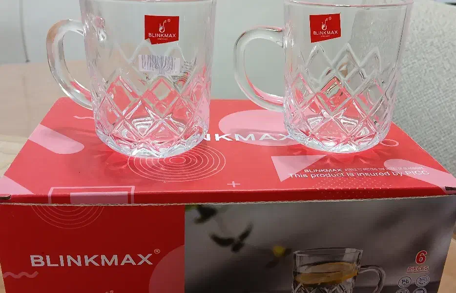 شش عدد لیوان دسته دار آکبند مارک بلینمکس|ظروف سرو و پذیرایی|اهواز, زیتون کارمندی|دیوار