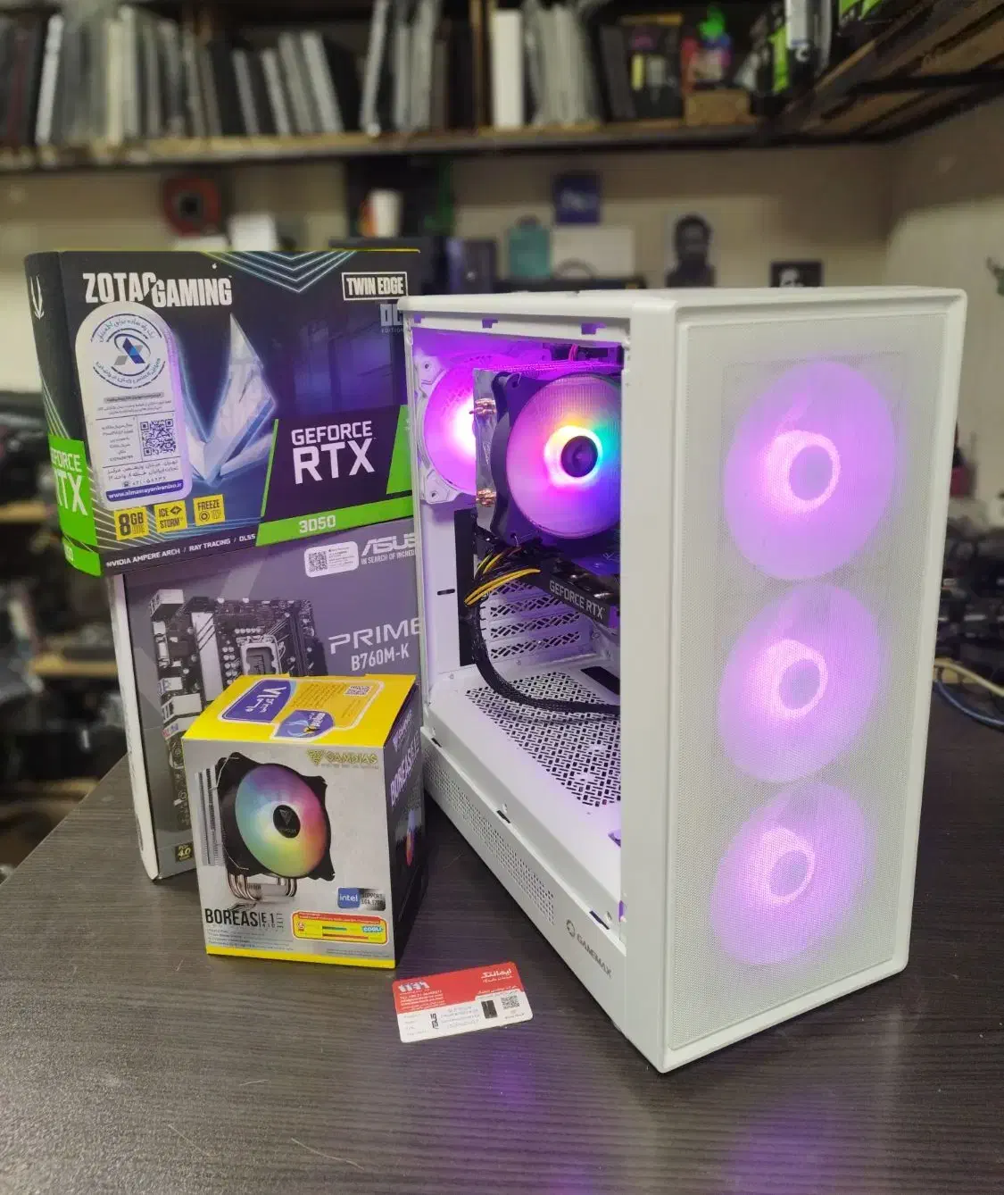 کیس گیمینگ نسل ۱۲ ddr5 b760 asus rtx3050 گارانتی|رایانه رومیزی|تهران, شیخ هادی|دیوار