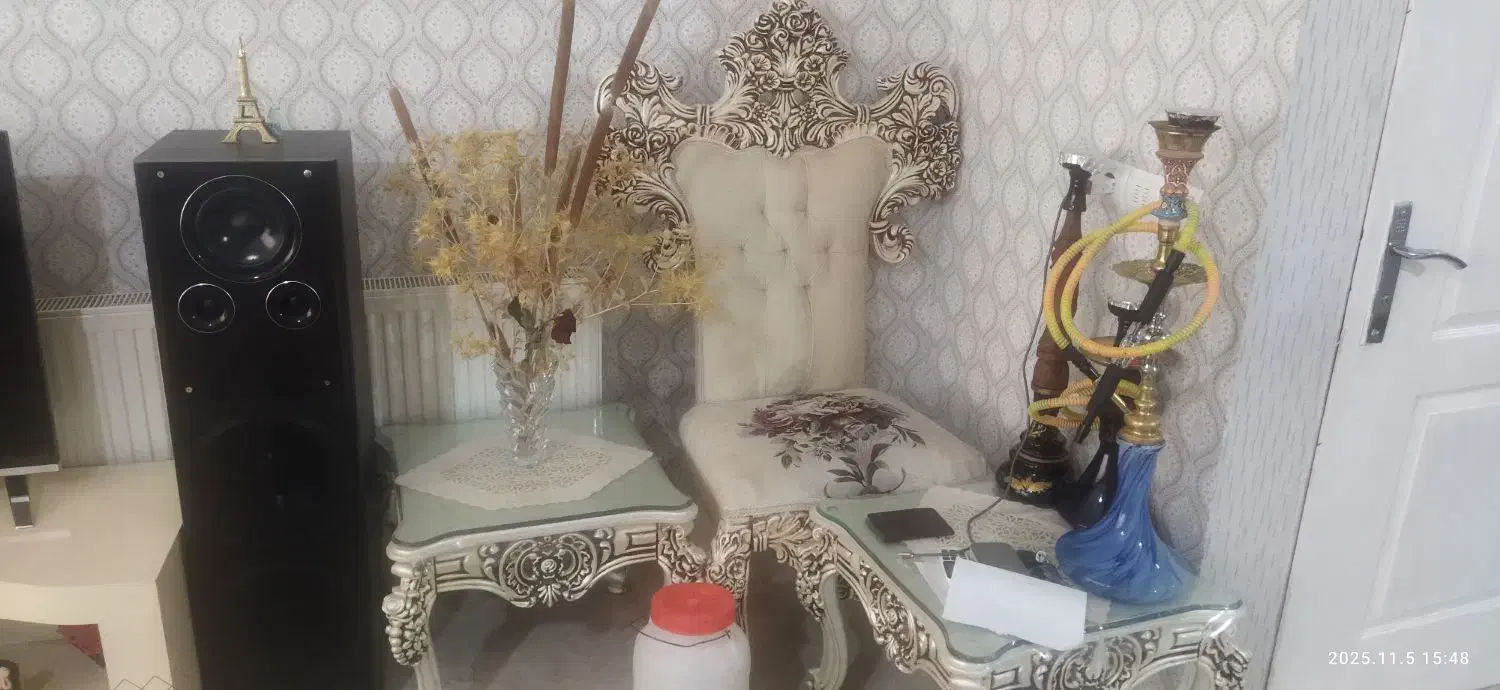 مبل سلطنتی ۹ نفره همراه با میز|مبلمان خانگی و میز عسلی|سهند, |دیوار