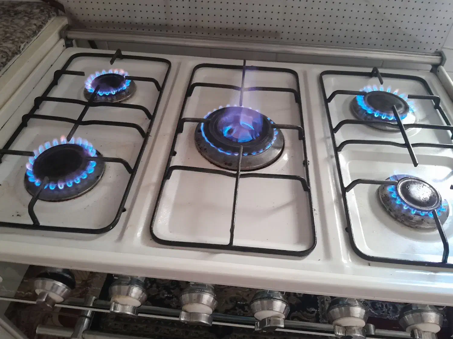 گاز ۵شعله|اجاق گاز و لوازم برقی پختوپز|کوهدشت, |دیوار