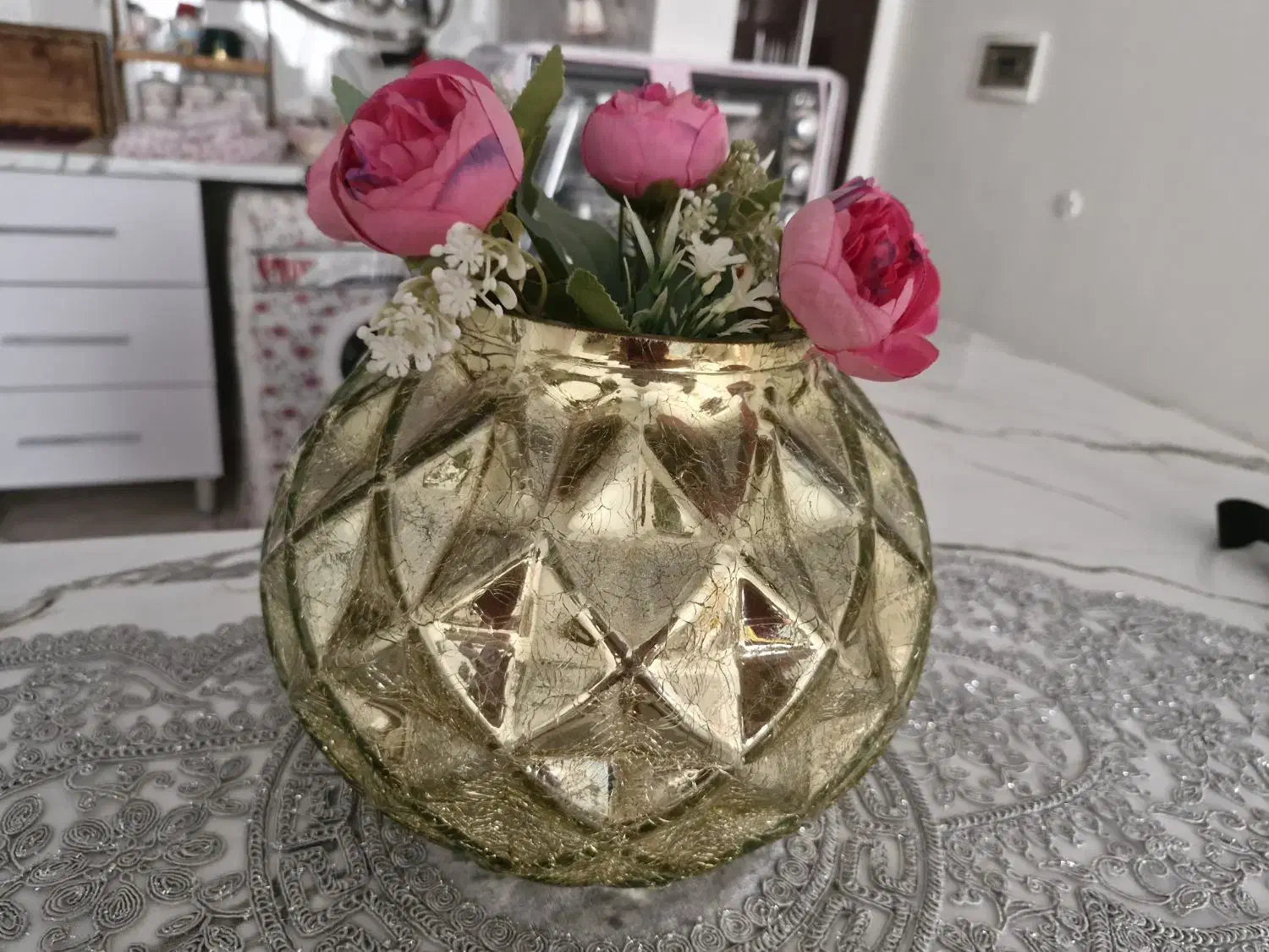 گلدان|گل مصنوعی|فردیس, فردیس|دیوار