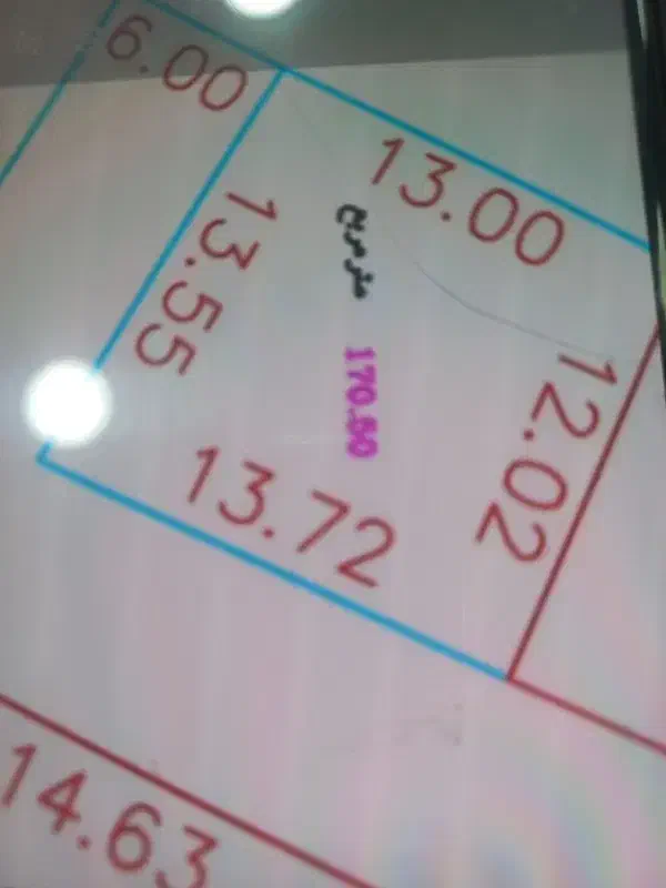 ۱۷۱ متر زمین دو بر کوچه های ۶ متری بر ۱۴ متر|فروش زمین و ملک کلنگی|رشت, کوی یخ|دیوار