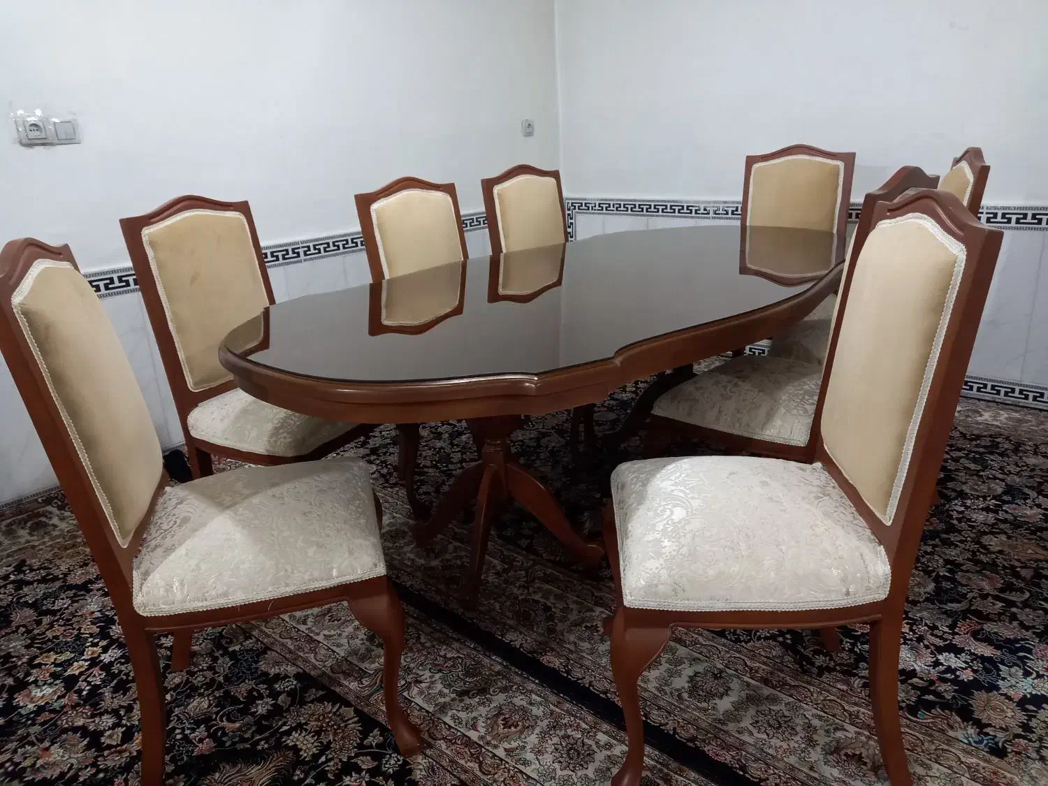 میز ناهار خوری ۸ نفره|مبلمان خانگی و میز عسلی|خرمآباد, |دیوار