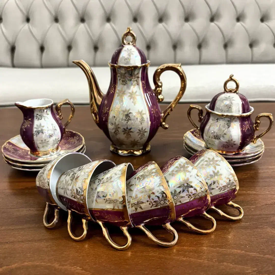سرویس قهوه خوری قدیمی|ظروف سرو و پذیرایی|تهران, مسعودیه|دیوار