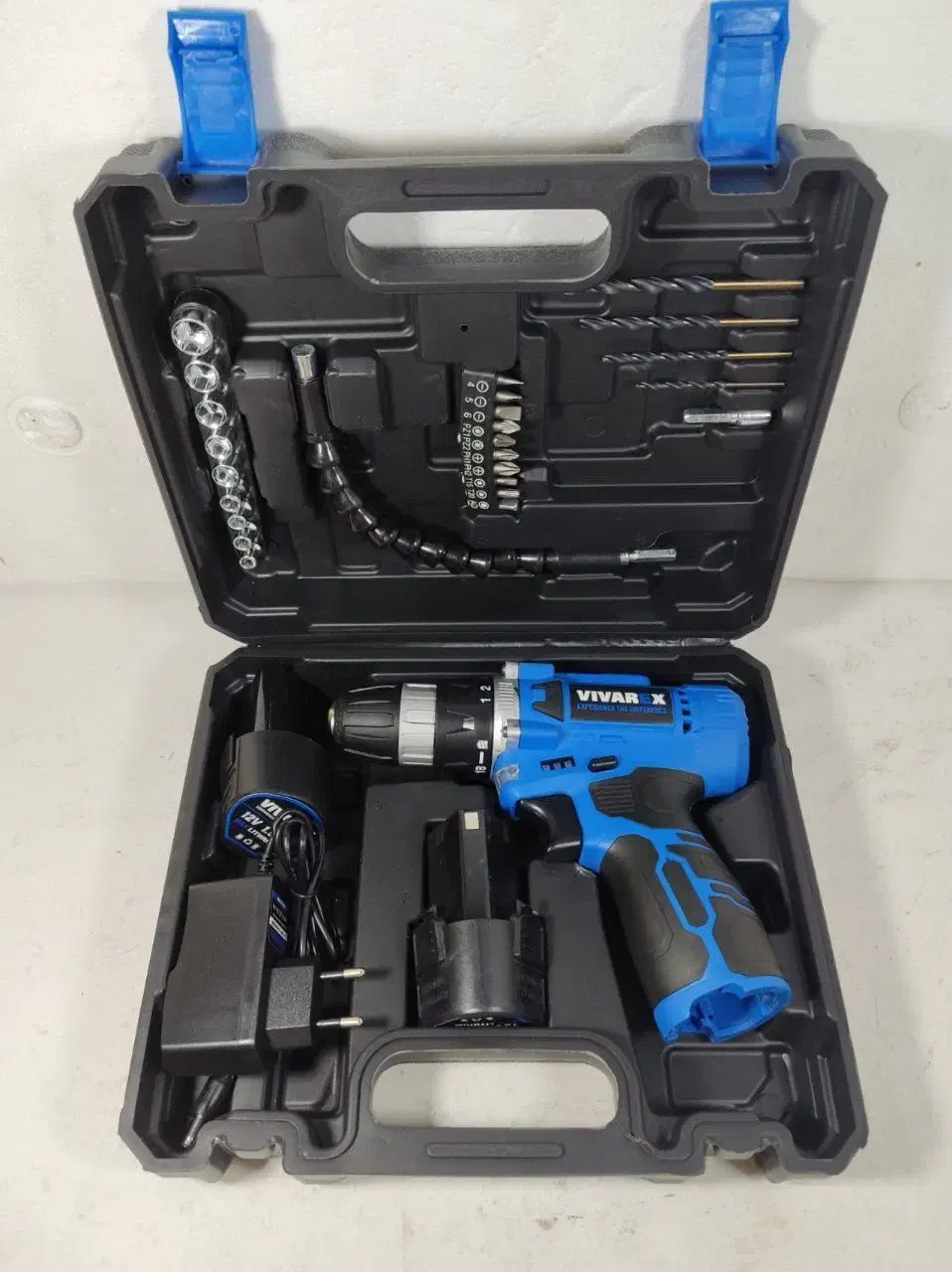 دریل شارژی دو باتری باکیف و لوازم ویوارکس|ماشین‌آلات صنعتی|ارومیه, |دیوار