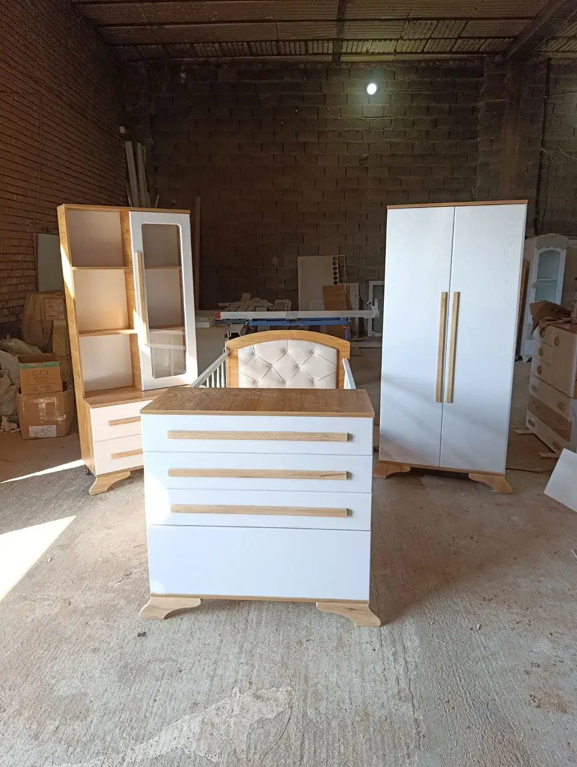 ست نوزاد مدل دنیز|تخت و سرویس خواب|ارومیه, |دیوار