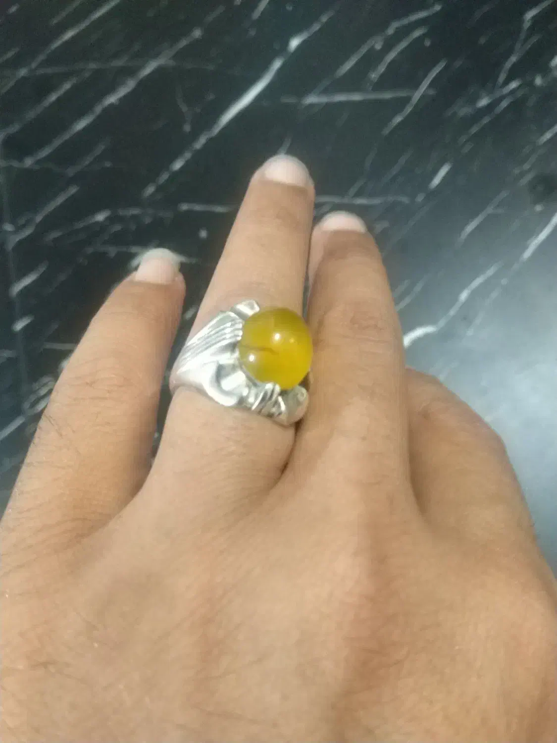 انگشتر نقره دست ساز زیبا|جواهرات|رشت, شهرک آیت الله منتظری|دیوار