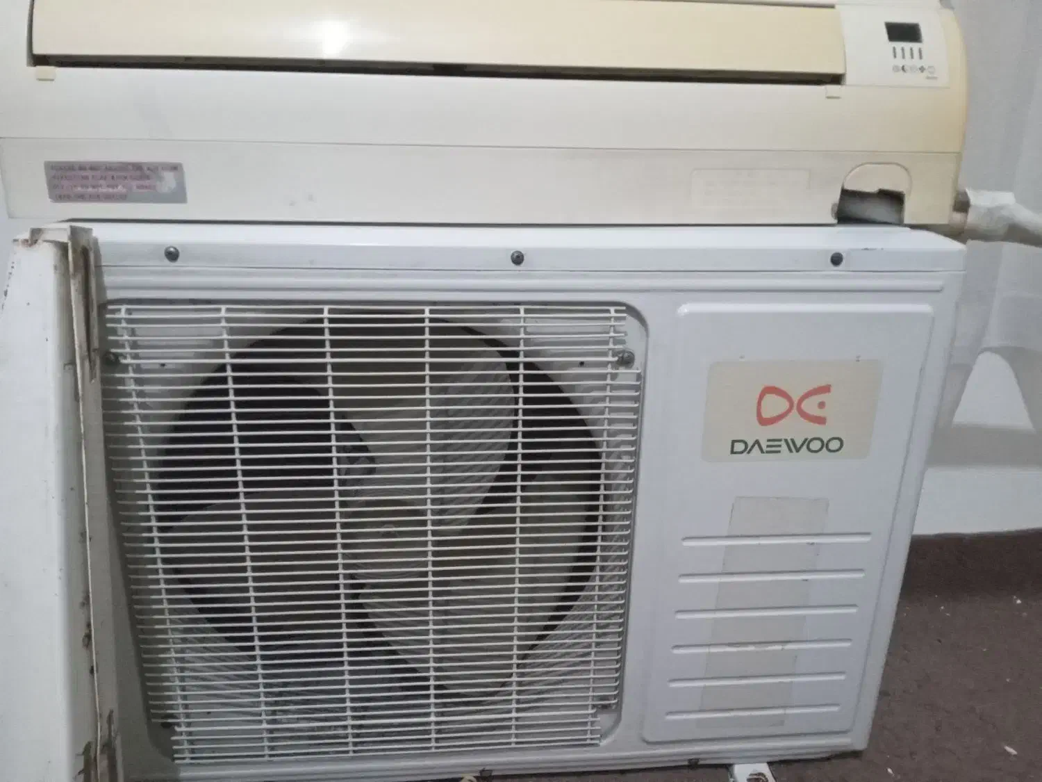 اسپلیت گرم و سرد دوو ده هزار|کولر گازی و فن‌کوئل|لاهیجان, فیاض|دیوار