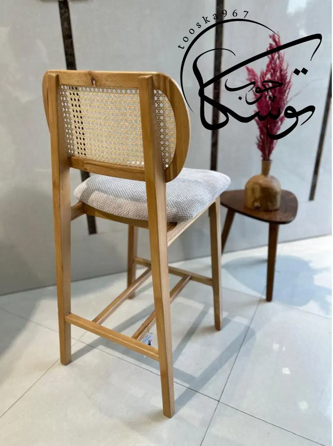 گروه تولیدی توسکا چوب صندلی اپن .کانتر چوب راش|میز و صندلی غذاخوری|فردیس, قریشی|دیوار